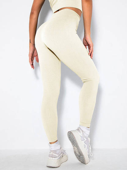 Butt-Lifting High-Waist Yoga Leggings – Tummy Control & Seamless Comfort for Workouts