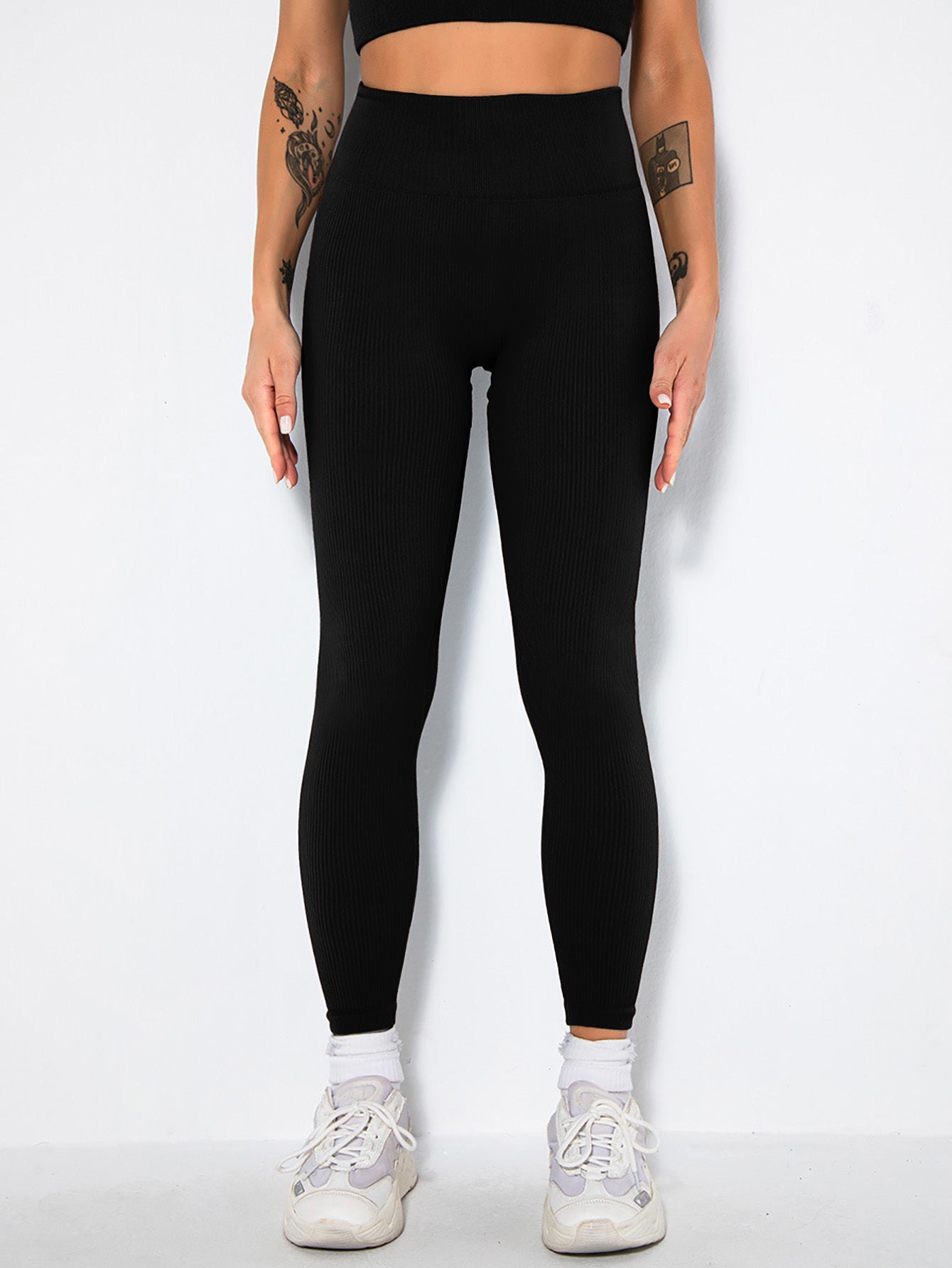 Butt-Lifting High-Waist Yoga Leggings – Tummy Control & Seamless Comfort for Workouts