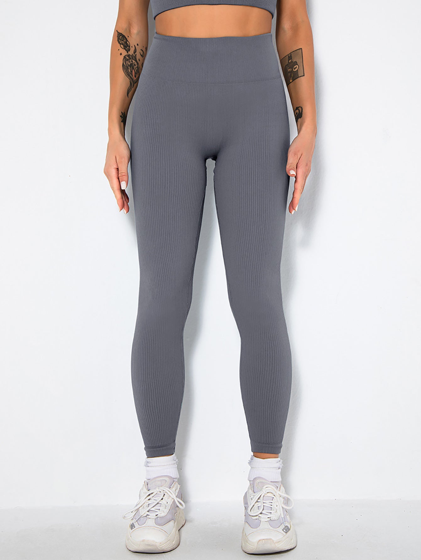 Butt-Lifting High-Waist Yoga Leggings – Tummy Control & Seamless Comfort for Workouts