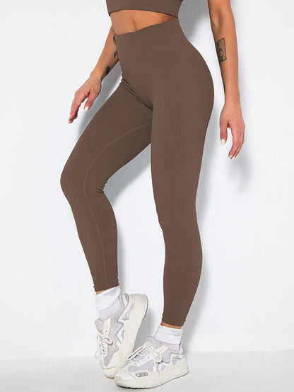 Butt-Lifting High-Waist Yoga Leggings – Tummy Control & Seamless Comfort for Workouts